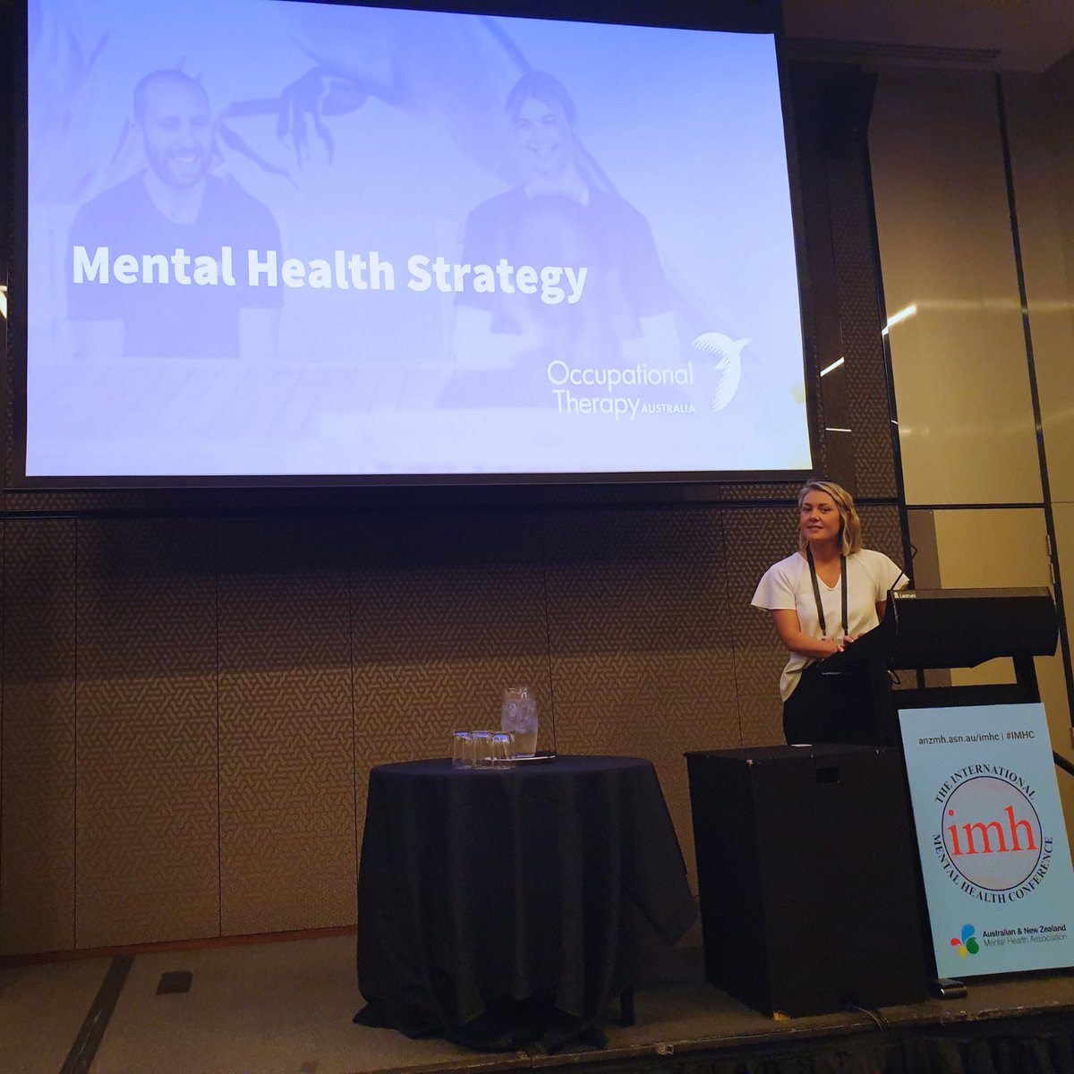 otaust's tweet image. Our very own Michelle Oliver, Lead Mental Health Advisor, attended the 
@anzmha 24th Annual International Mental Health Conference, where she presented the #OTAMentalHealthStrategy – resetting the profession to navigate mental health reform. #IMHC #OTAUS