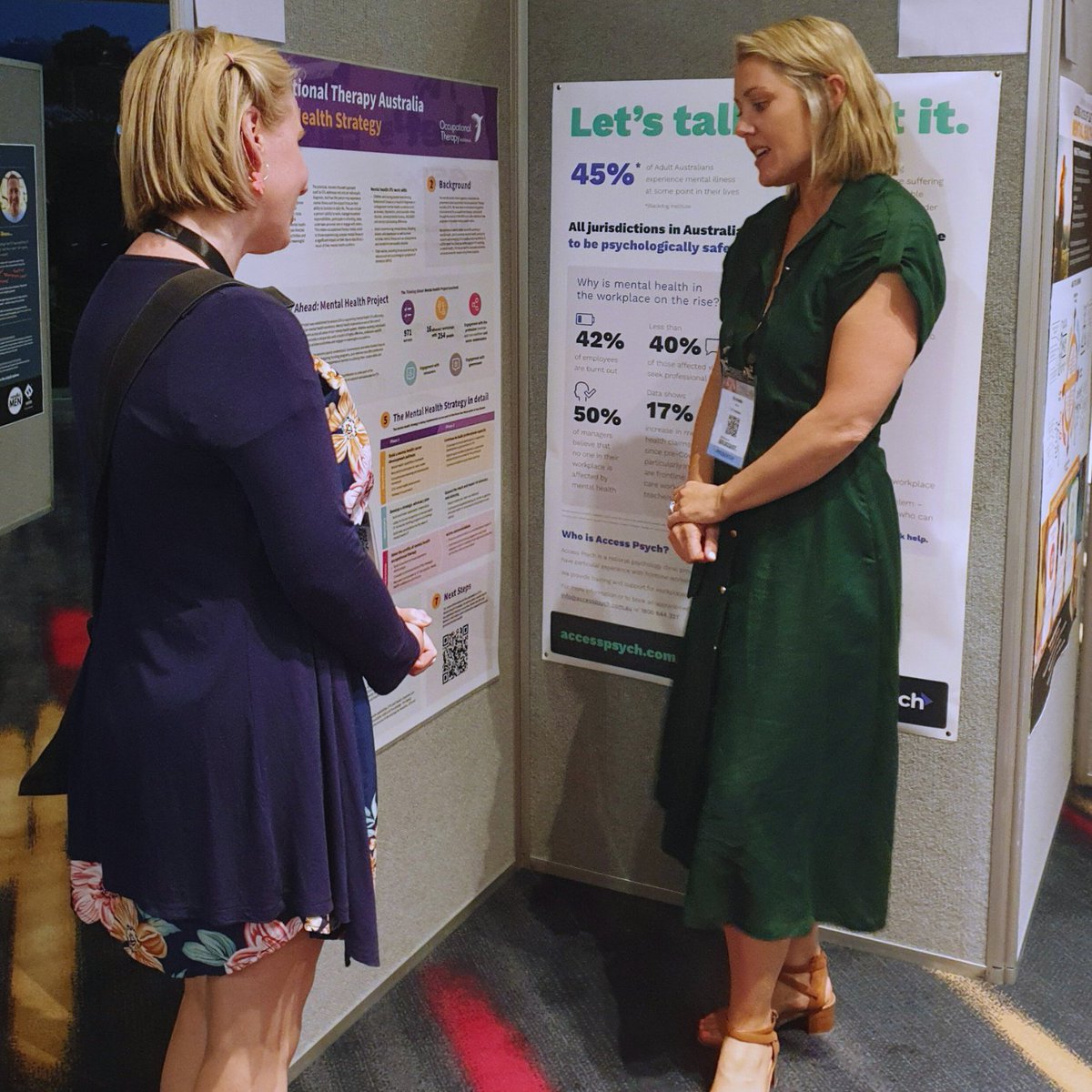 otaust's tweet image. Our very own Michelle Oliver, Lead Mental Health Advisor, attended the 
@anzmha 24th Annual International Mental Health Conference, where she presented the #OTAMentalHealthStrategy – resetting the profession to navigate mental health reform. #IMHC #OTAUS