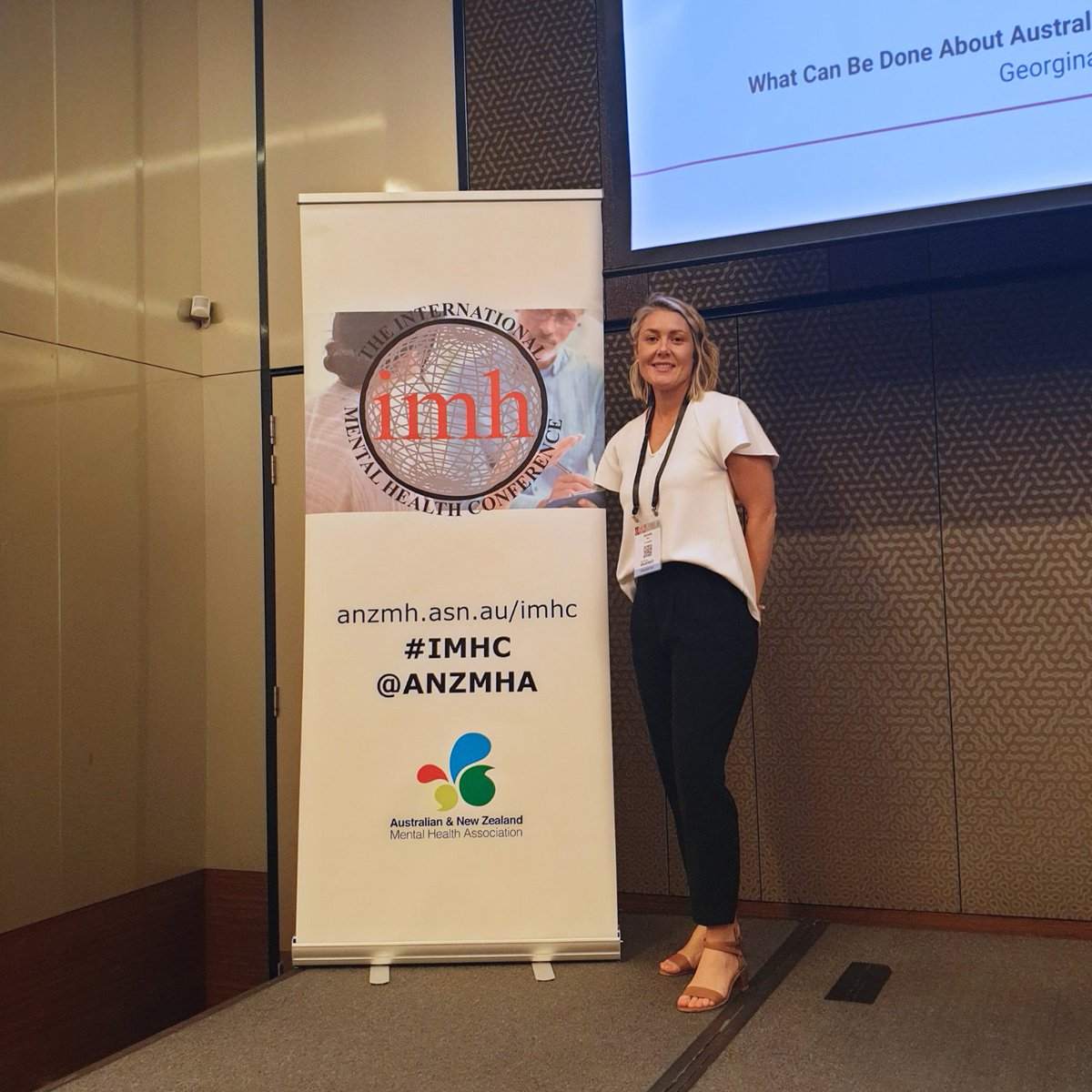 otaust's tweet image. Our very own Michelle Oliver, Lead Mental Health Advisor, attended the 
@anzmha 24th Annual International Mental Health Conference, where she presented the #OTAMentalHealthStrategy – resetting the profession to navigate mental health reform. #IMHC #OTAUS