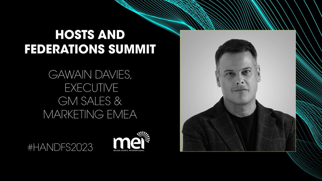 Gawain Davies, is pleased to be attending the upcoming @Major_Events Hosts and Federations Summit in Switzerland. We look forward to exploring new and exciting collaboration opportunities. 

#HandFS2023 #Eventtech #Eventprofs