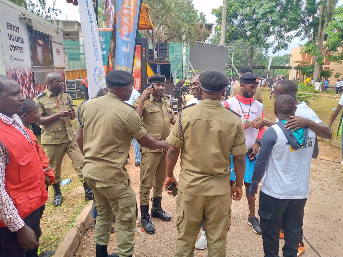 SpiceFMHoima's tweet photo. Security at this year's #EmpangoRun23 was provided by Uganda Police. https://t.co/AUdhsknlIs