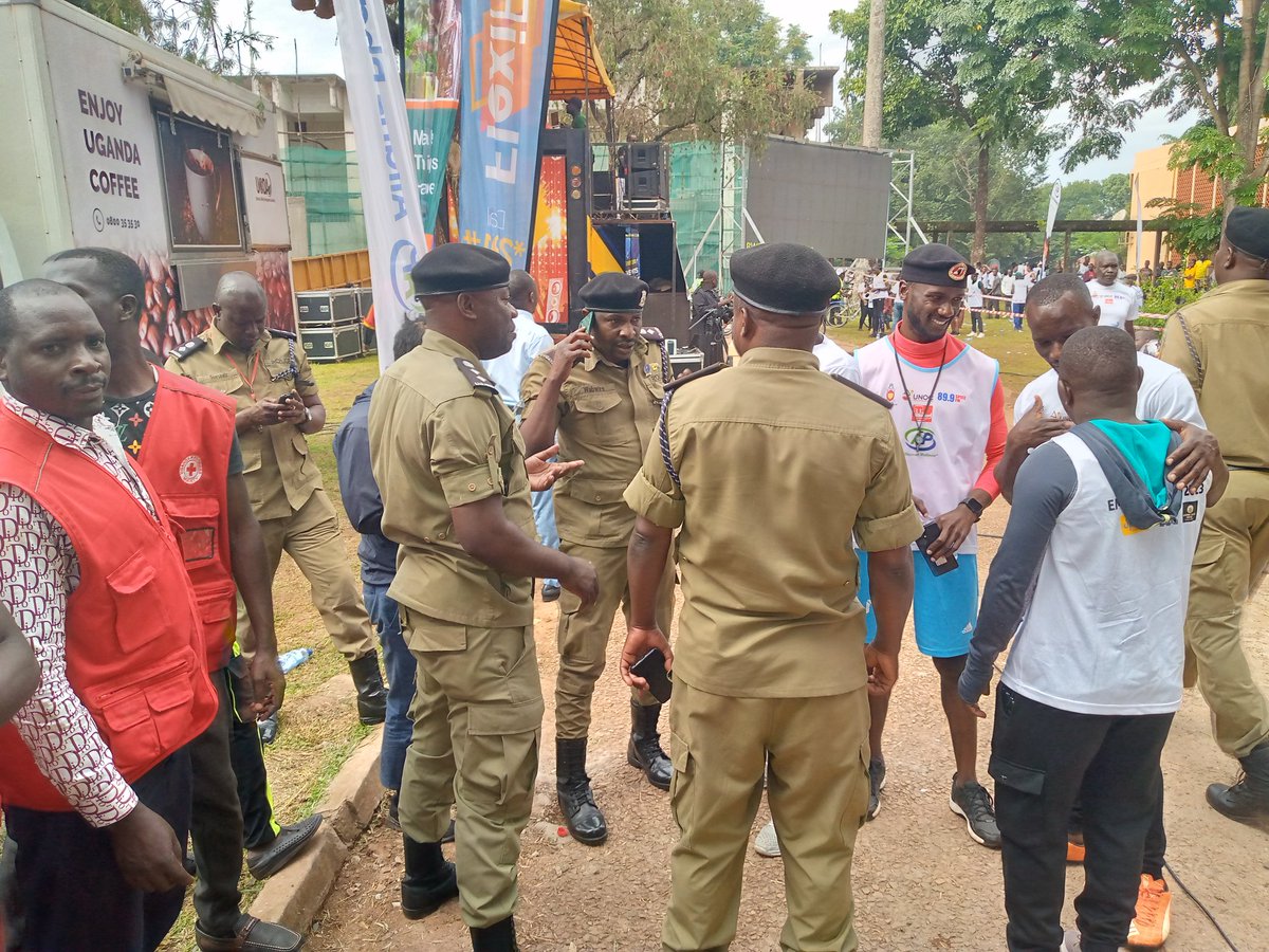 SpiceFMHoima's tweet photo. Security at this year's #EmpangoRun23 was provided by Uganda Police. https://t.co/AUdhsknlIs