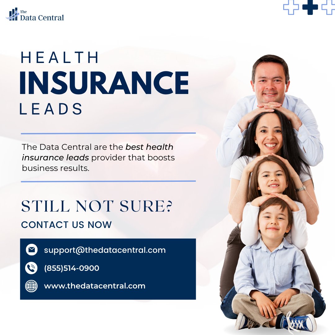 Increase your conversion rate and achieve long-term success with our qualified Health Insurance #leads.

Get in touch now
Email: support@thedatacentral.com
Call: (855)514-0900
Visit: thedatacentral.com/for/health-ins…

#salesleads #highqualityleads #usa🇺🇸 #healthcare #healthinsurance