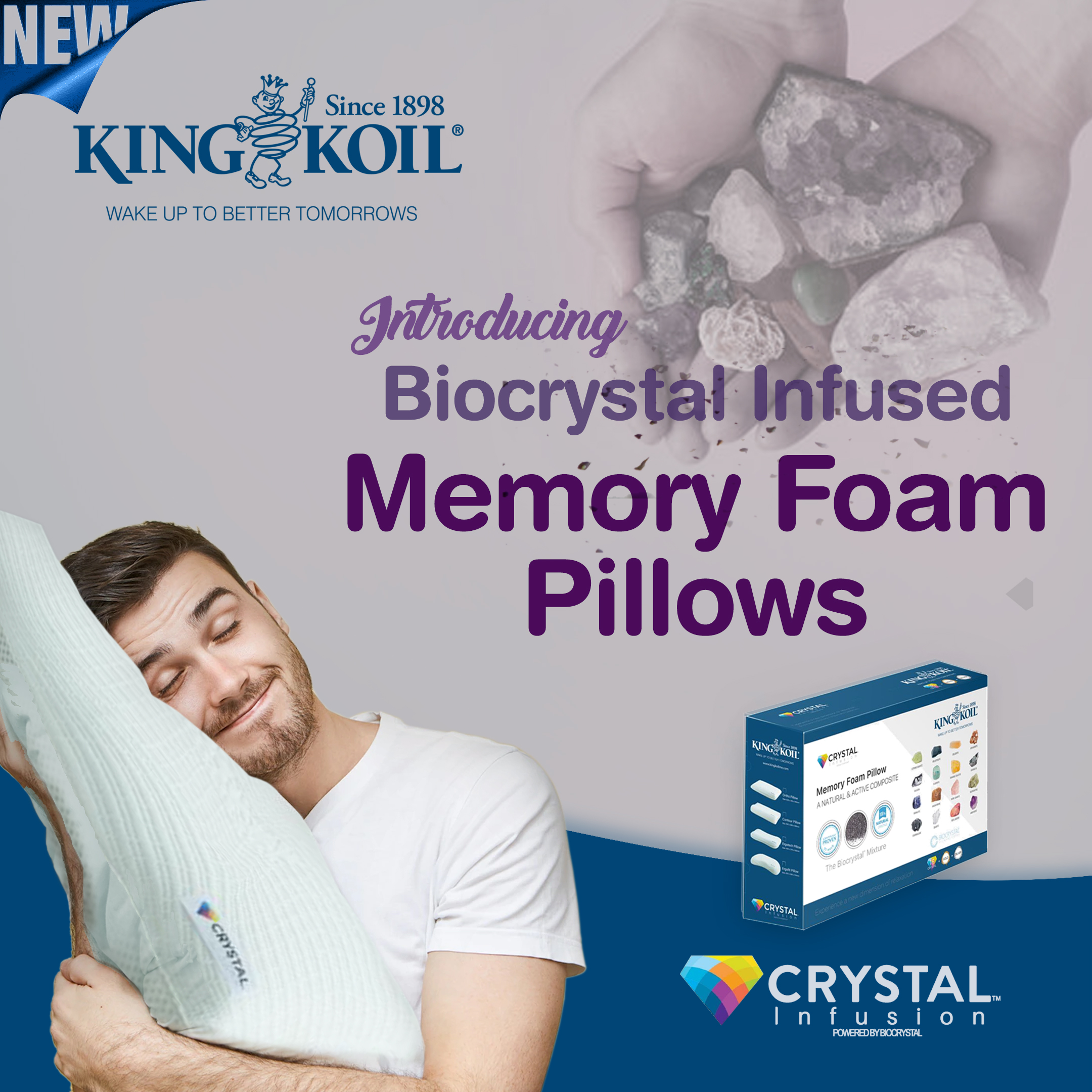 King koil crystal mattress deals