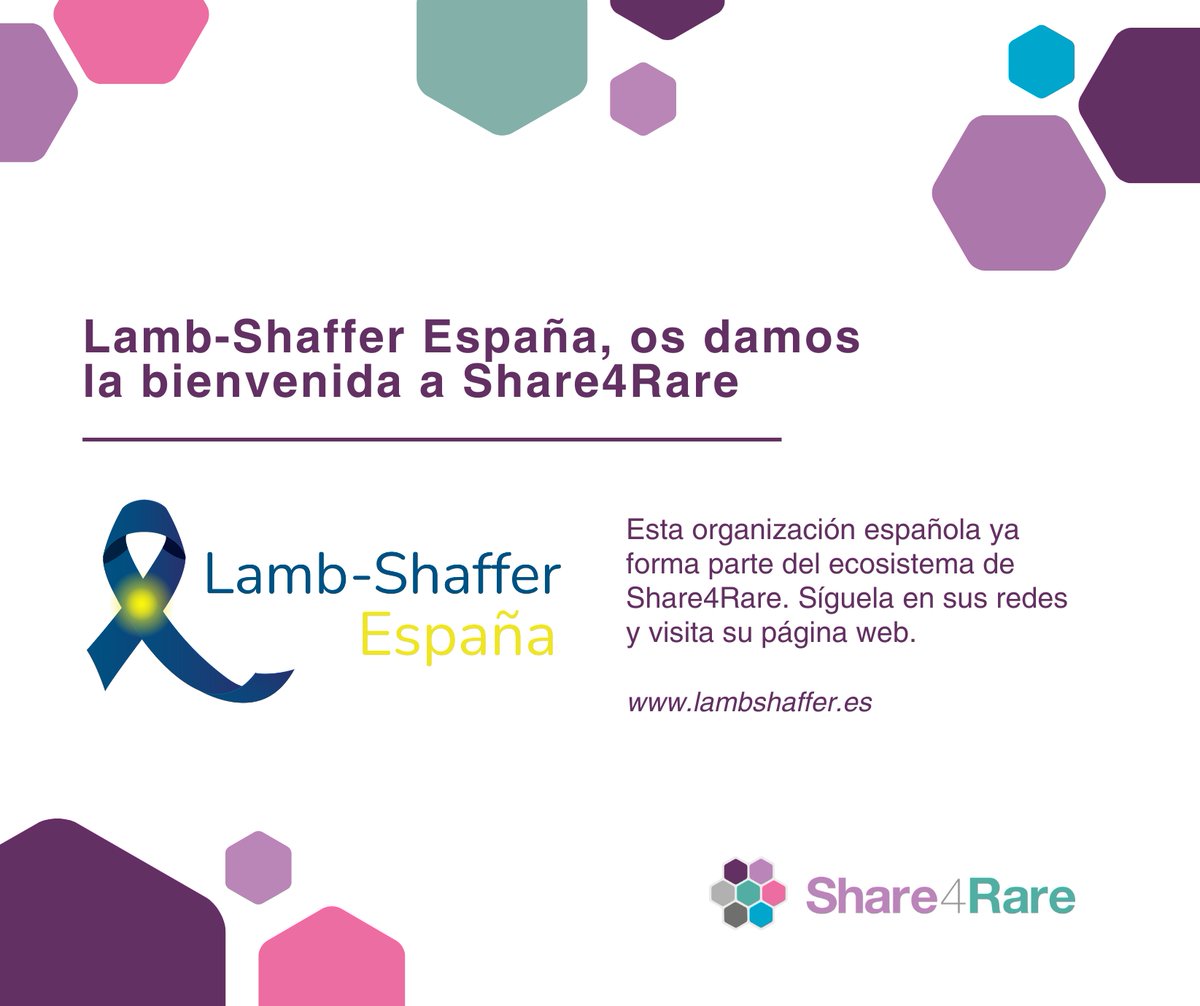 Share4Rare's tweet photo. 👏 Nos alegramos mucho cuando una nueva organización de pacientes se une a #Share4Rare. Cuanto más crezca nuestra comunidad, más personas con #enfermedadesraras seremos capaces de ayudar.
🥳 ¡Bienvenida, #LambShaffer España!
Pide tu perfil aquí ✍️ https://t.co/RmJYzjYrn8 https://t.co/Mbtw7FRGat