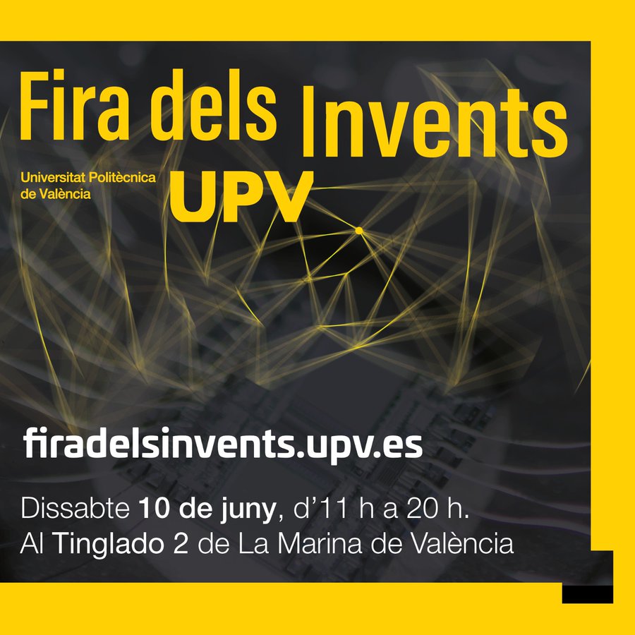 <a href="/isibenestar/">Isibenestar</a> mañana en la Feria de los Inventos de <a href="/UPV/">Universitat Politècnica de València</a> con la colaboración de <a href="/LasNavesCOLLAB/">Col·lab</a>. ¿Queréis ver tecnologías que cuidan?. Mañana te las enseñamos en el stand 22 del Tinglado 2 en el puerto.  #tecnologiasquenoscuidanatodaslaspersonas 🎯
