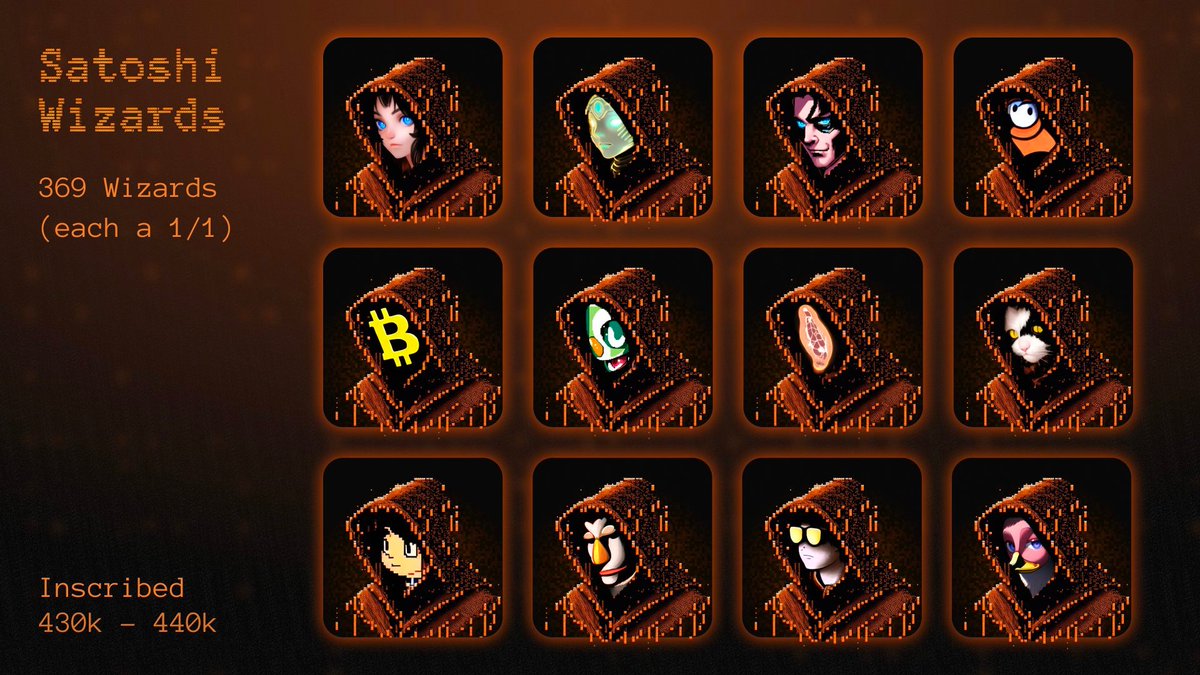 ugly42061647's tweet image. 🔶🔶 Satoshi Wizards 🔶🔶
抽奖 3个OG，月末发射会在Magic  Eden平台
🟧
🟧
关注@satoshiwizards &amp;amp; @ugly42061647 
转发留言 
24h公布中奖名单