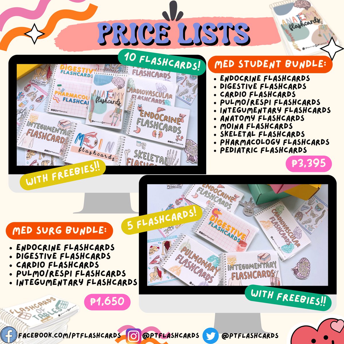 PTFlashcards's tweet photo. Best-seller bundle! 🫁
#flashcards #anatomy #pediatrics #digestive #integumentary #endocrine #studymaterials #cardiovascular #pulmonry #medstudent #medtwitter https://t.co/iSJhOd6YEp
