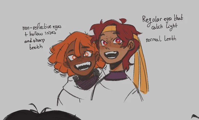 doodled some more stuff about human designs and such, ill post the full thing one day... but for now have these ones  #avm #ava