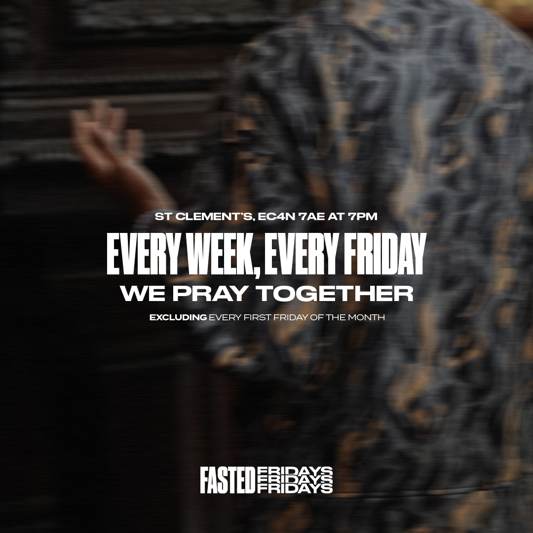 Join us this evening at 7pm for our weekly prayer sessions!

📍 St Clement's, EC4N 7AE

#WePrayTogether