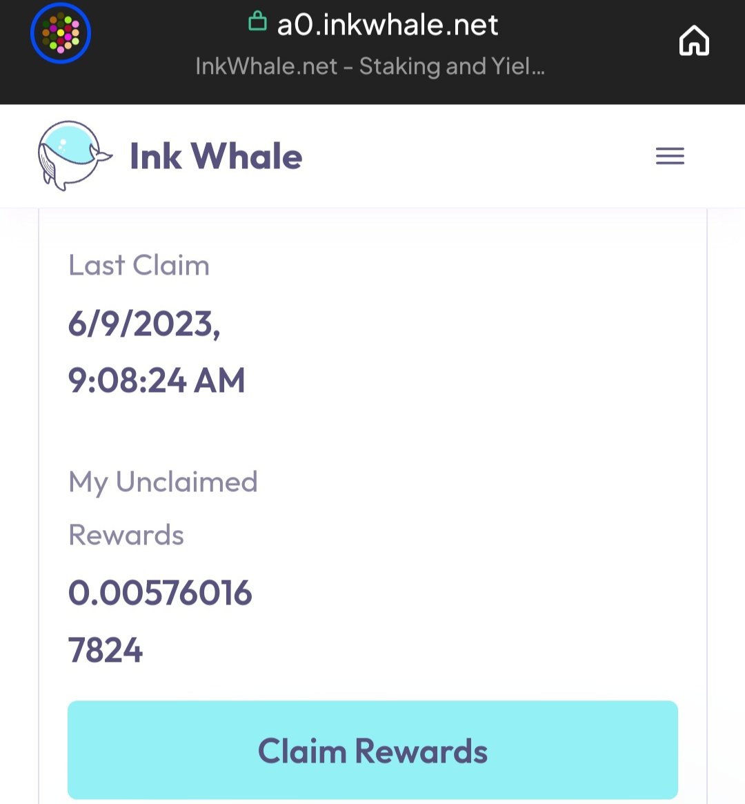 rt4040000's tweet photo. I staked my $INW in the staking pool with 12.5% APR. What a quick and easy experience on the @inkwhale_net platform. Let's go!

#alephzero #ArtZero #YieldFarming #poolstaking https://t.co/77UkziKrZR