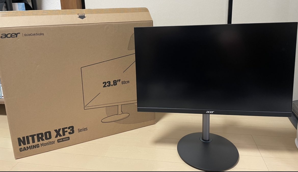 mattya_888's tweet photo. JPL 2023 SPRING SPLIT 1位の景品である「165Hz Gaming Monitor Nitro XF243YSbmiiprx」が届きました!
ついにデュアルモニターに出来ます🥰Predator様、ありがとうございます。
#JPLWOT #WoT #プレベア https://t.co/ohfjsJGAGK