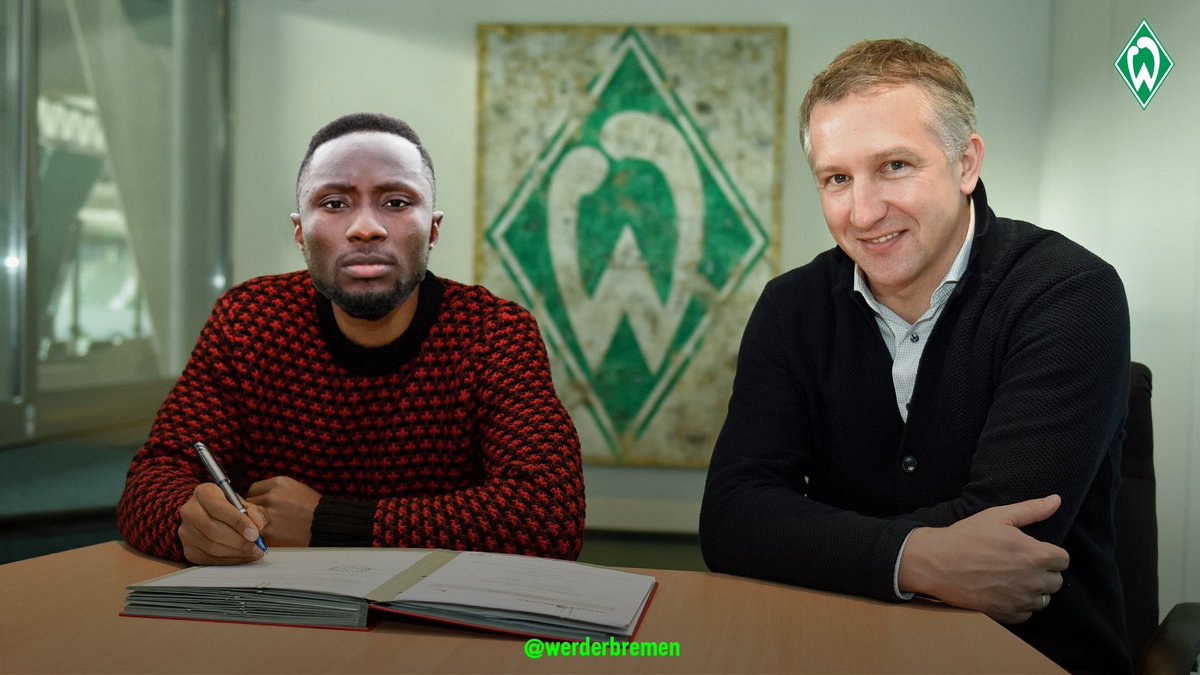📝 Seine Zukunft ist grün-weiß.

Guten Morgen Werder Fans!

Naby Keita  hat seinen Vertrag beim SV #Werder unterschrieben.💚 💚 💚 

👉 svw.de/NabyKeita

#lebenslanggrünweiß