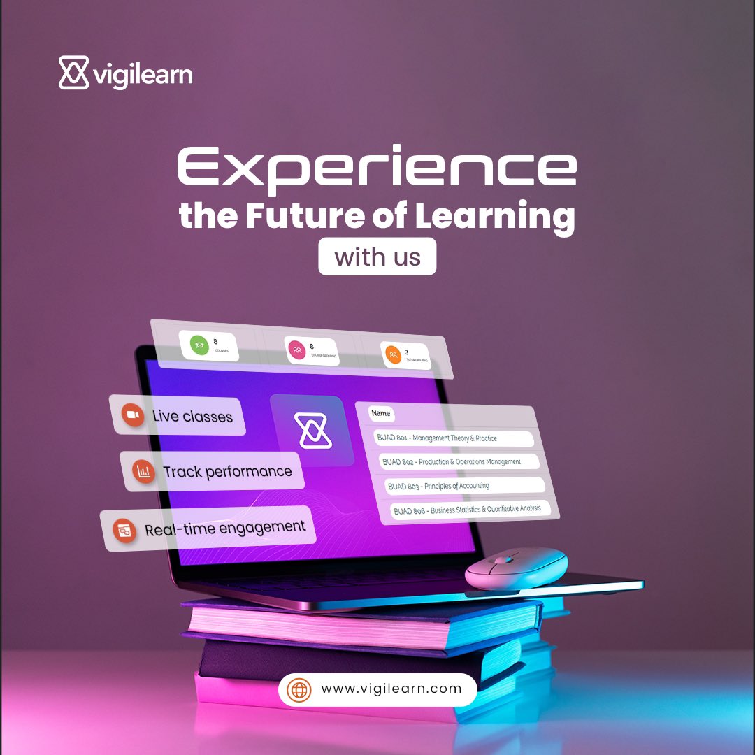 VigiLearn's tweet photo. Our state-of-the-art platform combines the latest technology with expert knowledge to revolutionize your learning experience. Join the Vigilearn community and unlock endless possibilities!
#elearning #education #lms #technology #onlinelearningplatform #vigilearn https://t.co/5HJn6naeSq