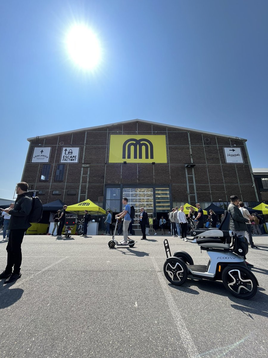 MicromobilityCo's tweet photo. Good morning #Amsterdam 🇳🇱 We are back for Day 2 of #MicromobilityEurope with a new day of presentations, product launches, award shows, test rides, networking events &amp; more.  

Connect &amp; ride with us👇 
🎟View program: https://t.co/DxFEZUPxkL https://t.co/cNMzUyQSkq