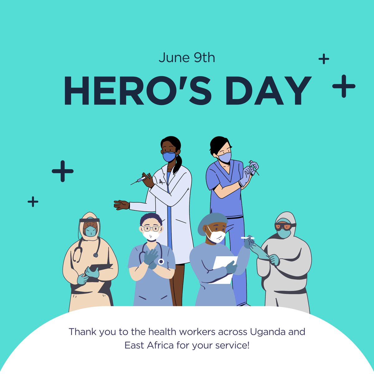 🌟🇺🇬 June 9th marks #UgandaHeroesDay! Today, we honour the incredible healthcare workers across Uganda, East Africa and the globe 🌍 Your dedication and commitment to improving health outcomes makes our work possible 🙌 🏥