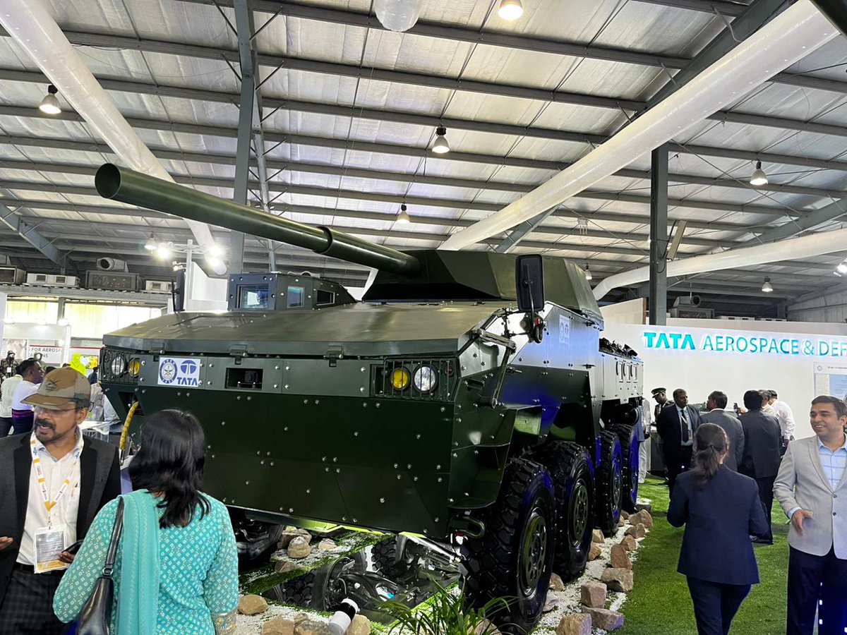 range of homegrown APC & IFV along with some via make in India route. 

TATA-DRDO WHAP 8×8, IMPV & it's 105mm Variant currently under making for Wheeled Light tank role. 

Along with that CBRN, Ambulance, Command Post & Repair & recovery vehicles.

So side all this bullshit 2/4👇