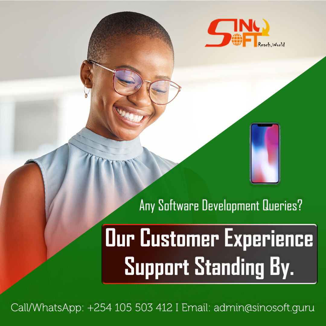 SinoSoft's tweet photo. Any Software Development Queries?
Our Customer Experience Support Standing By.
Visit our store at https://t.co/epz3tvPZhj 
#FridayFeeling #SoftwareDeveloper #WebsiteDevelopment #webhosting #Support #MyDreamHouse #NHIF #branding #Graphics https://t.co/6ViVQ52il9