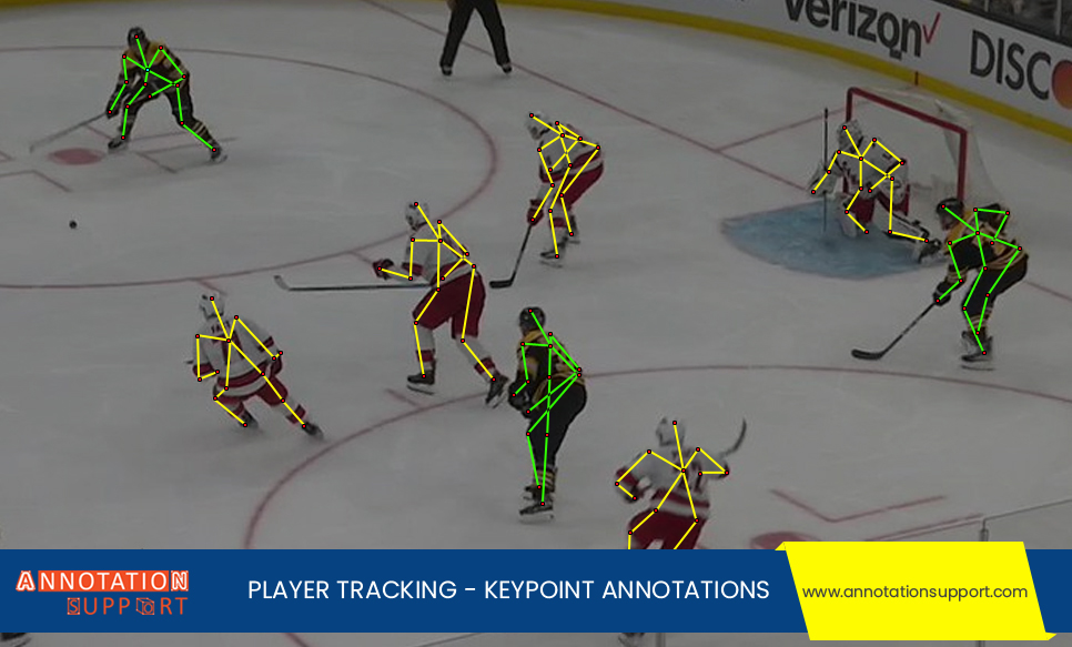 AnnotationSup's tweet image. Key Point annotation is a more detailed protocol of #imageannotation used to detect small objects and shape variations by marking locations of Key Points. Here we do player tracking using #keypointannotations
Know more:annotationsupport.com/keypoint-annot…
#landmarkannotation #datalabeling