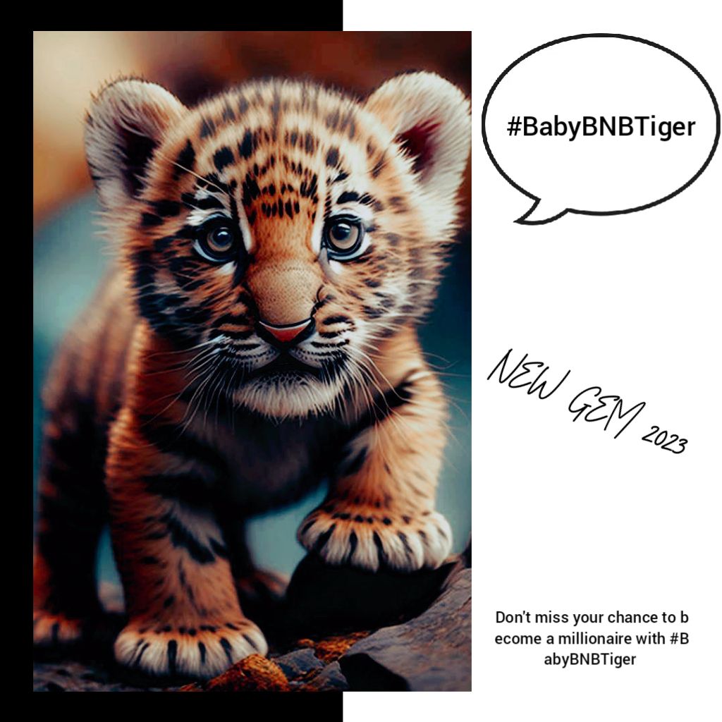 Devy_Rossalita's tweet photo. @cryptogems555 🚀 Gift yourself the life of your dreams!

With @BabyBNBTiger #NFT collections you can enjoy memberships to real-life services at much affordable prices.

💎 Limited edition ONLY

🚨Collection launch date: June, 2023

⚡️Purchase method: BabyBNBTiger token

Don't miss! 💹 https://t.co/tKHMuOkPNc