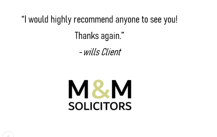 SolicitorsMandM's tweet photo. #FridayFeedback

Are you considering making a will or an LPA. Our clients highly recommend us!

Contact 02920 482444 and press 3 for wills and probate

#will #LPA #inheritance #lifetimeplanning #trust #probate #recommended #thanks #clientcare

#cardiff https://t.co/mmjAoyBUSP