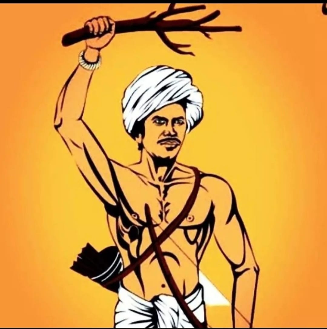 Dharati Aaba Birsa Munda, the symbol of tribal pride, who fought against the tyranny of the British and rejected the forced religious conversions. 
His struggle for the rights of the tribals continues to inspire us.
#BirsaMunda #TribalRights #IndigenousPeople #भगवान_बिरसा_मुंडा
