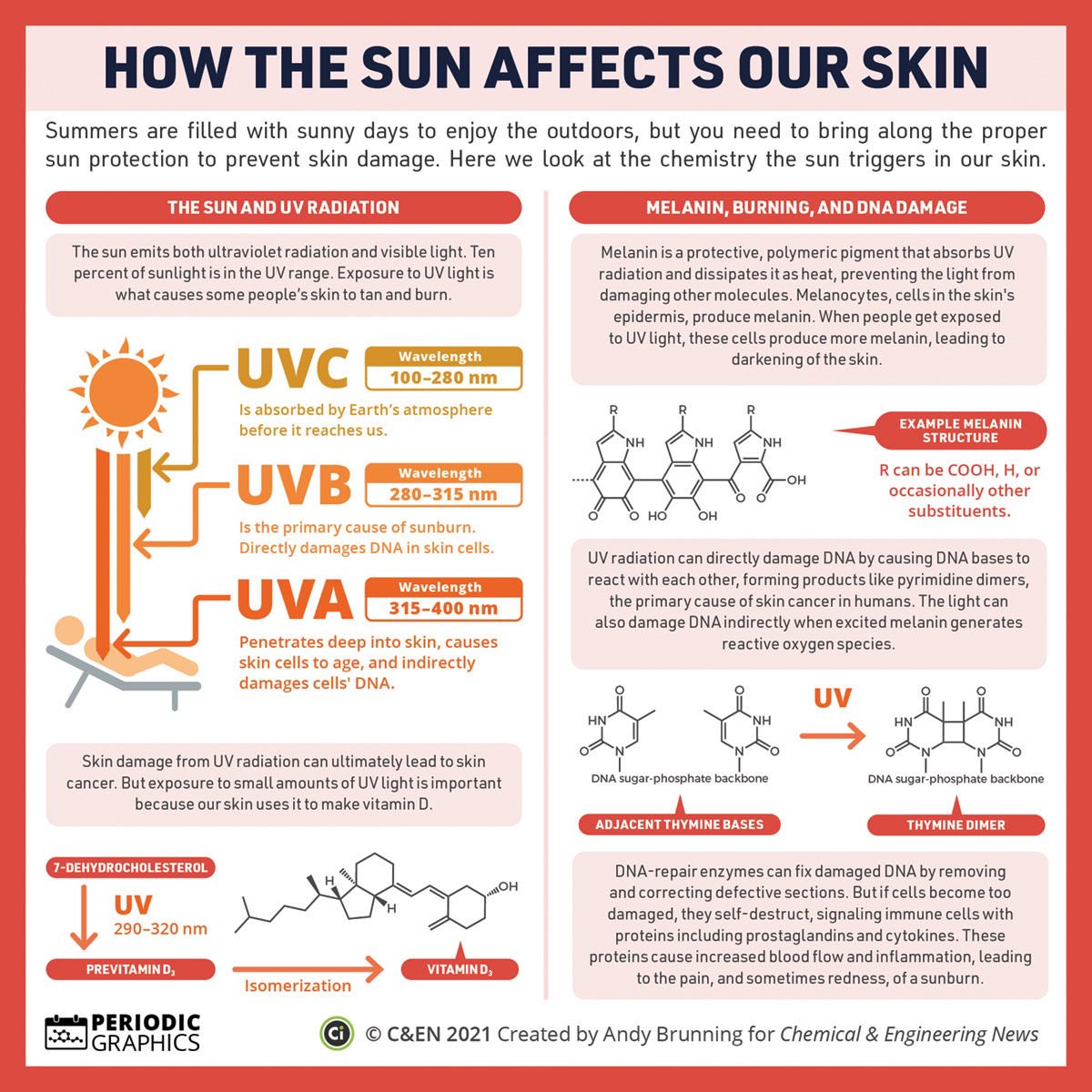 How does the sun affect our skin?

@cenmag #MedTwitter #Chemical #chemtwitter #skin #health #sun