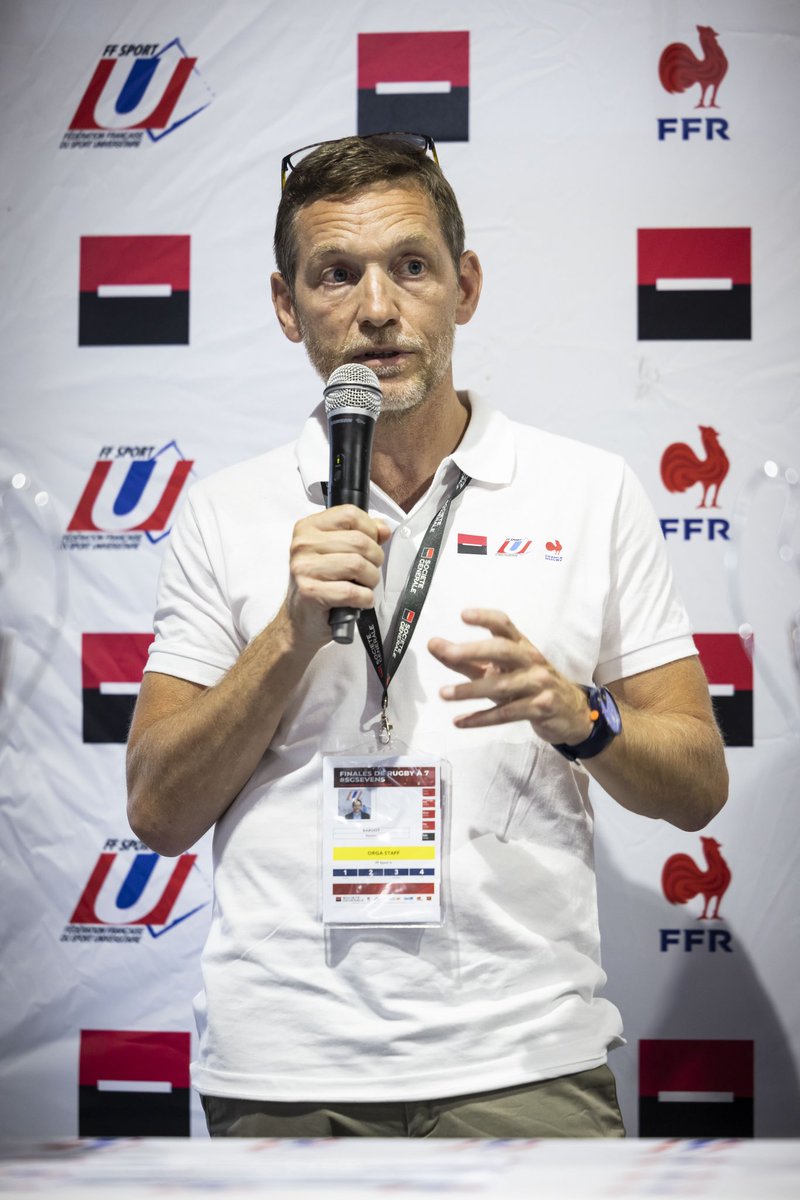 FFSportU's tweet image. Cérémonie d’ouverture et tirage au sort de la 8ème édition du #SGSevens au Stade Ernest-Wallon à Toulouse 🏉🇫🇷🏆

40 équipes, 530 joueurs et joueuses, 4 titres de Champion.nes de France Universitaires : c’est parti pour deux jours de Tournoi et d’émotions sportives !

#FFSU