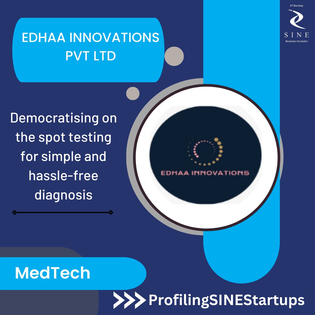 Website: lnkd.in/dhwWK8gm

#EdhaaInnovations #Medtech #MedTechStartup #HealthcareSolutions #Technology #SINEStartups #StartupIndia