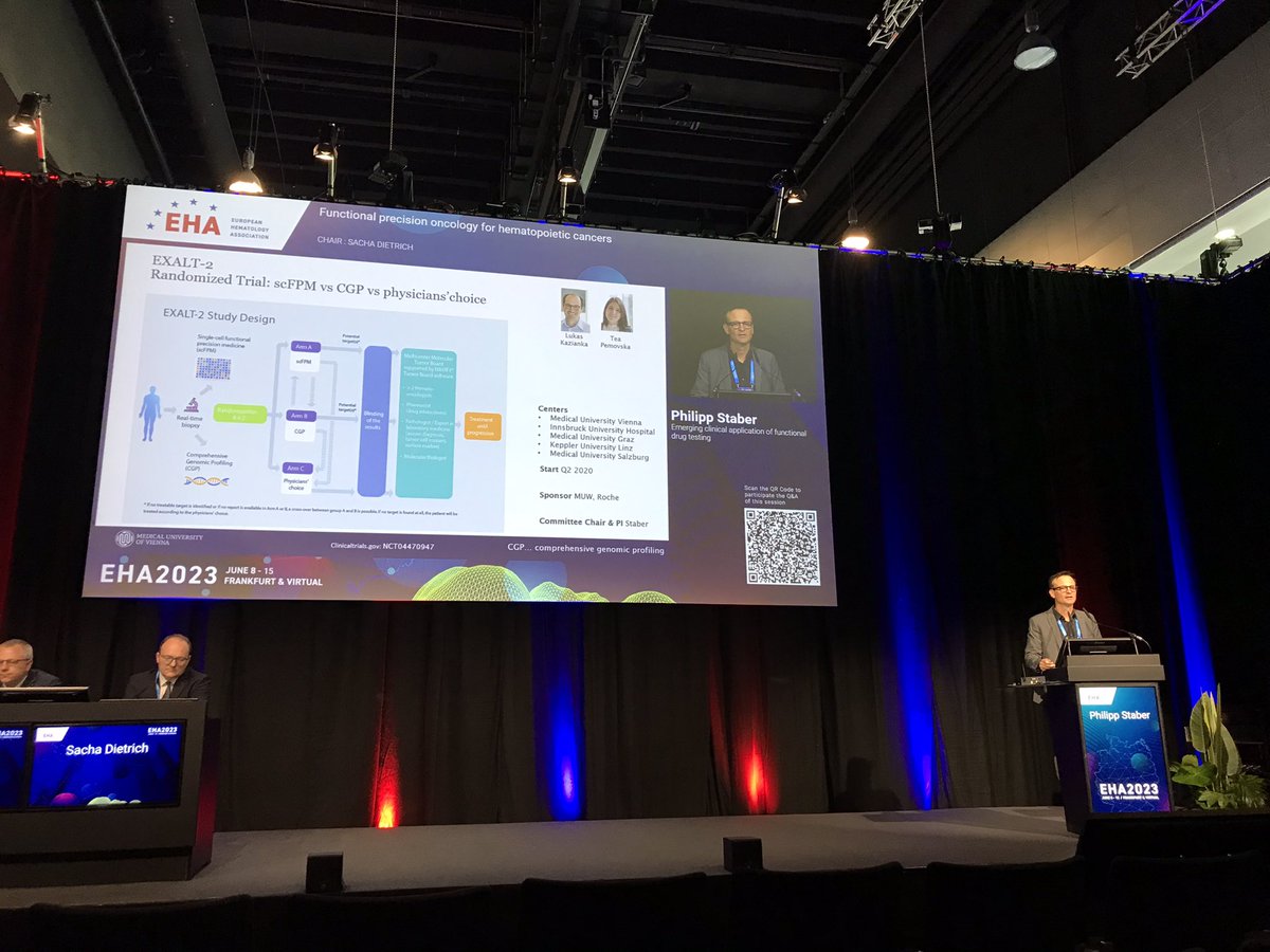 Berend Snijder @BerendSnijder and Philipp Staber @PhilippStaber gave excellent talks on #functionalprecisionmedicine in hematology at #EHA2023. More clinical trials are coming up!
@TheSFPM
