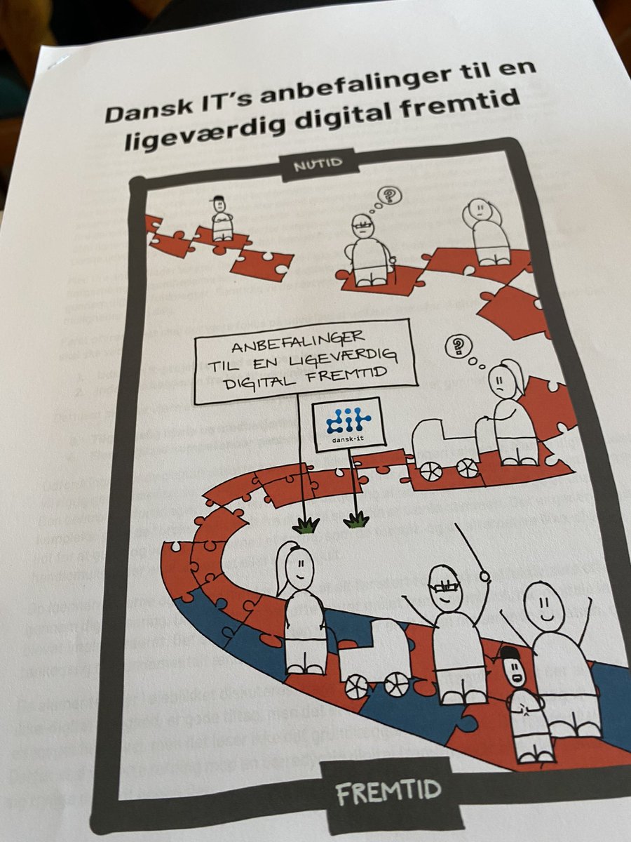 MetteLindstr's tweet photo. Spændende input fra @DITdanskIT 
Vi skal være verdensmestre i digital inklusion, siger @marie_bjerre på dagens konference om #digitalinklusion https://t.co/Hmr4uyDfqO
