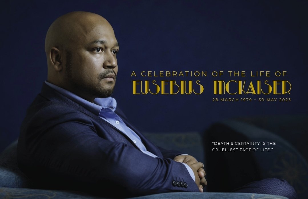 Dear family and friends, Please join us this coming Saturday, 10 June 2023, as we lay to rest our friend and legend, Eusebius Mckaiser. The details are as follows: Venue: The Settlers Monument, Makanda Time: 9am - 12pm Live stream: youtube.com/live/0G7b3q4O5… Again, capacity is