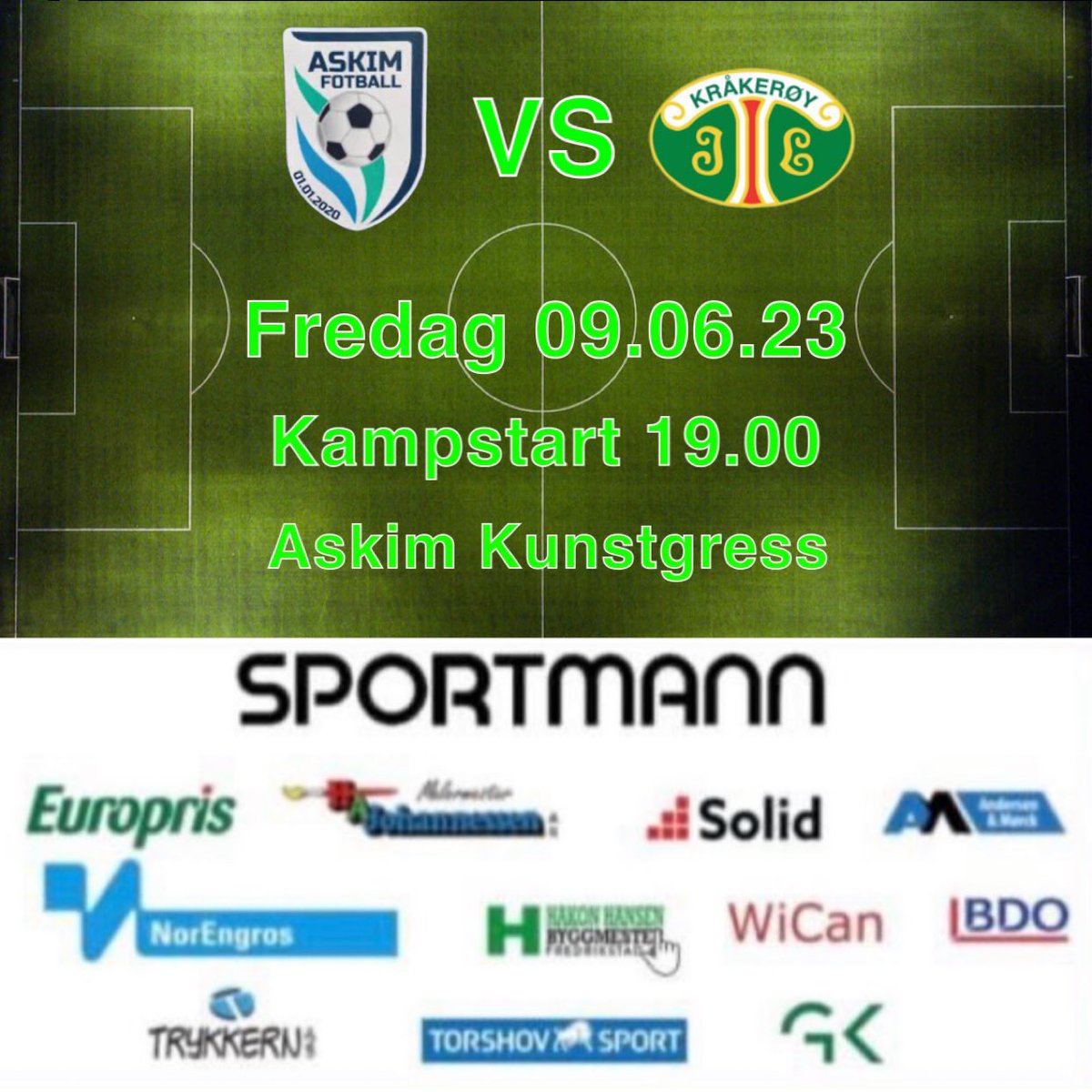 🤩 Kampdag 🤩 

Det er klart for toppkamp når vi tar turen til Askim i kveld! 

🏆 11. runde i Amedialigaen
🆚 Askim Fotball
🕰️ 19.00
🏟️ Askim Kunstgress

Guttane trenger den støtten de kan få, så bare å ta turen til Askim i kveld 🤍💚

#forzakil