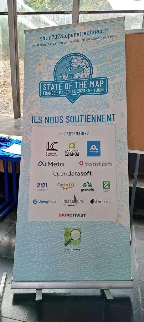 Ce matin, dans l'écrin de Luminy, je fais ma déclaration d'amour à @OSM_FR. Merci aux organisateurs de @sotmfr de m'avoir invité à prendre la parole en ouverture de ce magnifique événement !