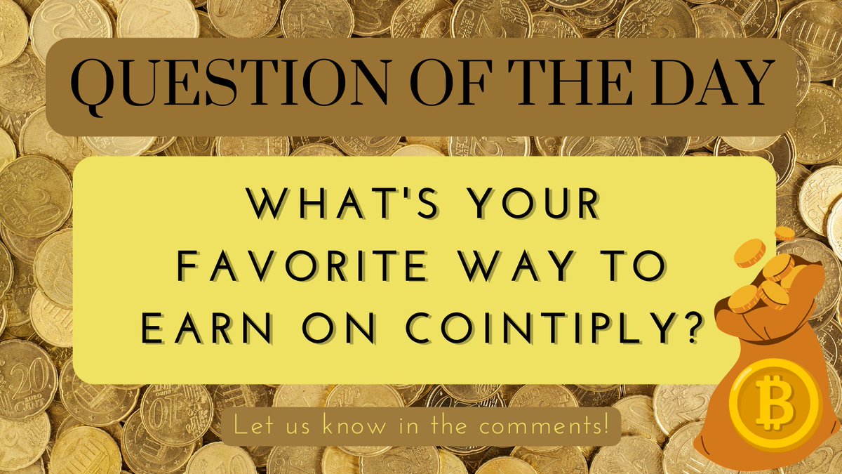 CointiplyFaucet's tweet photo. Let us know in the comments! 🤩💸✨ https://t.co/P3o1gTkrh8