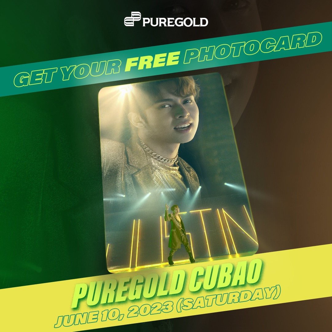 Puregold_PH's tweet photo. Album drop? Drop ko na rin ang Justin photocards! 

Baka dumayo kayo sa Puregold Cubao bukas? 👀
Dibs sa first 500 customers! 

For a minimum purchase worth P250, get a FREE photocard! https://t.co/mU9Iwn8DzO