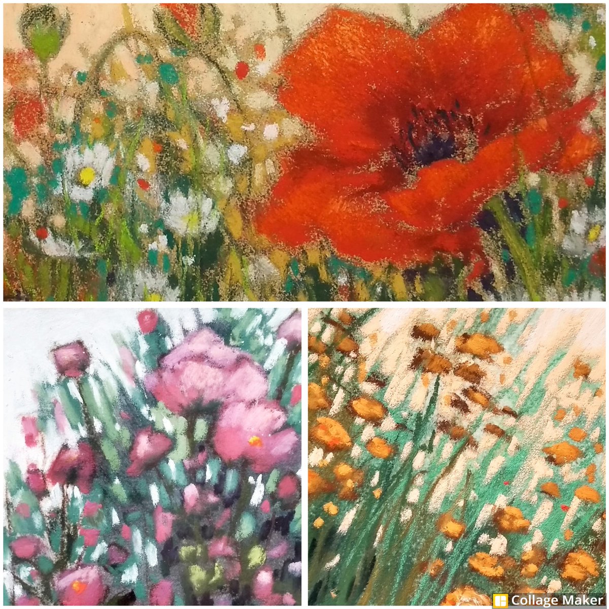 Three very small original floral pastels, each is just £25.
A lovely little gift idea.
Original soft pastel paintings  - Tiny Florals etsy.me/3NiIvdg via @Etsy 
#flowers #paintings #SoftPastel