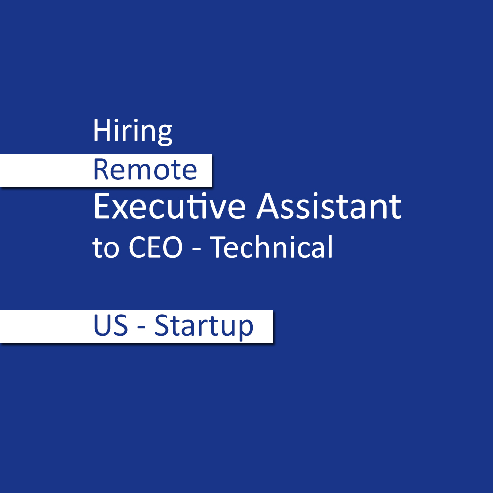 Hiring: Remote - IT project Manager / Executive Assistant to CEO (Technical) ✓ Salary Range: $40k - $60k ✅ Share your LinkedIn profile at  contact@remote92.com 📷#Remote92, #executiveassistant #itprojectmanager #ExecutiveAssistanttoCEO