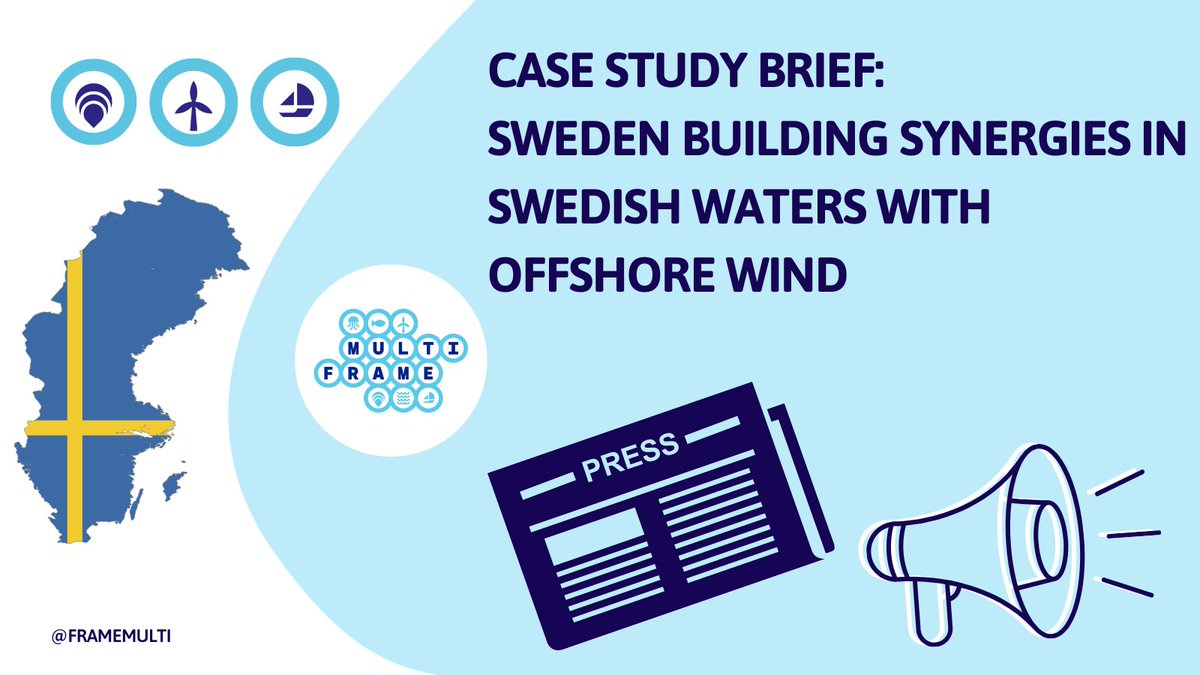 FrameMulti's tweet image. 📢 Exciting News! 🌊 #MUltiframe presents: 
CASE STUDY BRIEF:  🇸🇪 
⚡️ Building synergies in Swedish waters with offshore wind 
🌱 Unlocking MU: Explore the integration of #OWE production and #seaweedfarming. 
📄:shorturl.at/uyzJ3