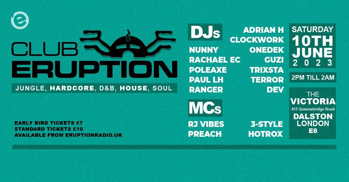 Tonight from 6-8pm over on <a href="/eruptionradiouk/">Eruption Radio</a> I’ll be warming you up for this tomorrow and giving away 2 tickets to get you there! 
Get locked 😊🙌🏼🔥🕺🏼
