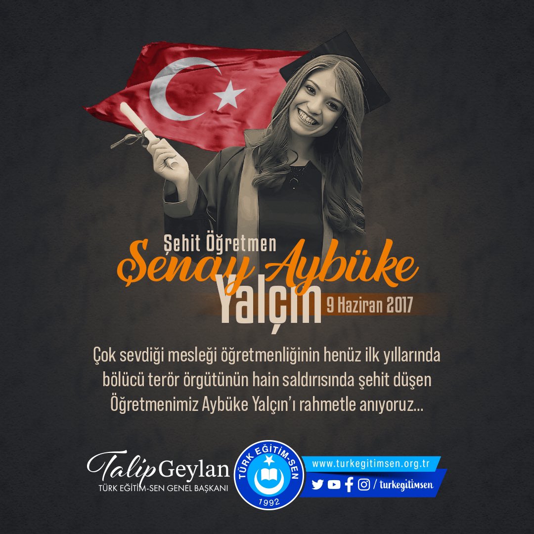 Bir ölür bin diriliriz!

Şehit öğretmen #AybükeYalçın

Aziz ruhu şad olsun.