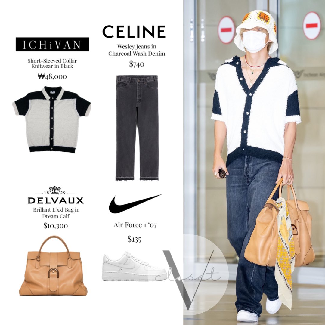 Taehyung Wore - Ichivan Knitwear - @celineofficial Jeans