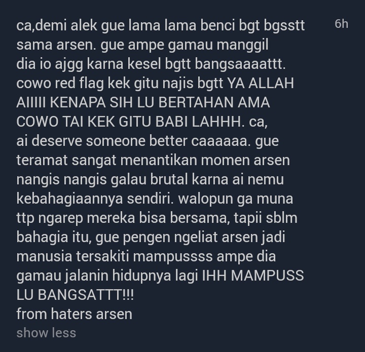 purpleelilac's tweet photo. HAHAHAHA ini lucu banget😭🙏

pokoknya ya arsen tu defenisi cowok red flag yang ga sadar kalau dia red flag, jadi ya kudu sabar sabar aja baca nih series au😋 #CAtell https://t.co/TAqgAsuyya