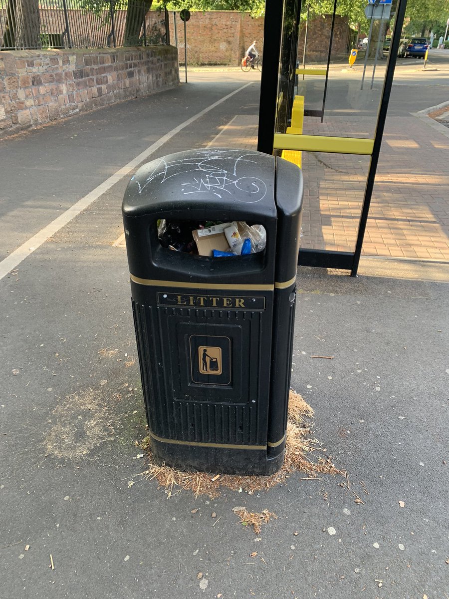 Hi @lpool_LSSL @MadeleyMartyn @cllrkemp the bins have been missed at the busstop of doom Greenbank Student Village and are full to the brim, can you sort please? I reported yesterday as 8469521 thanks