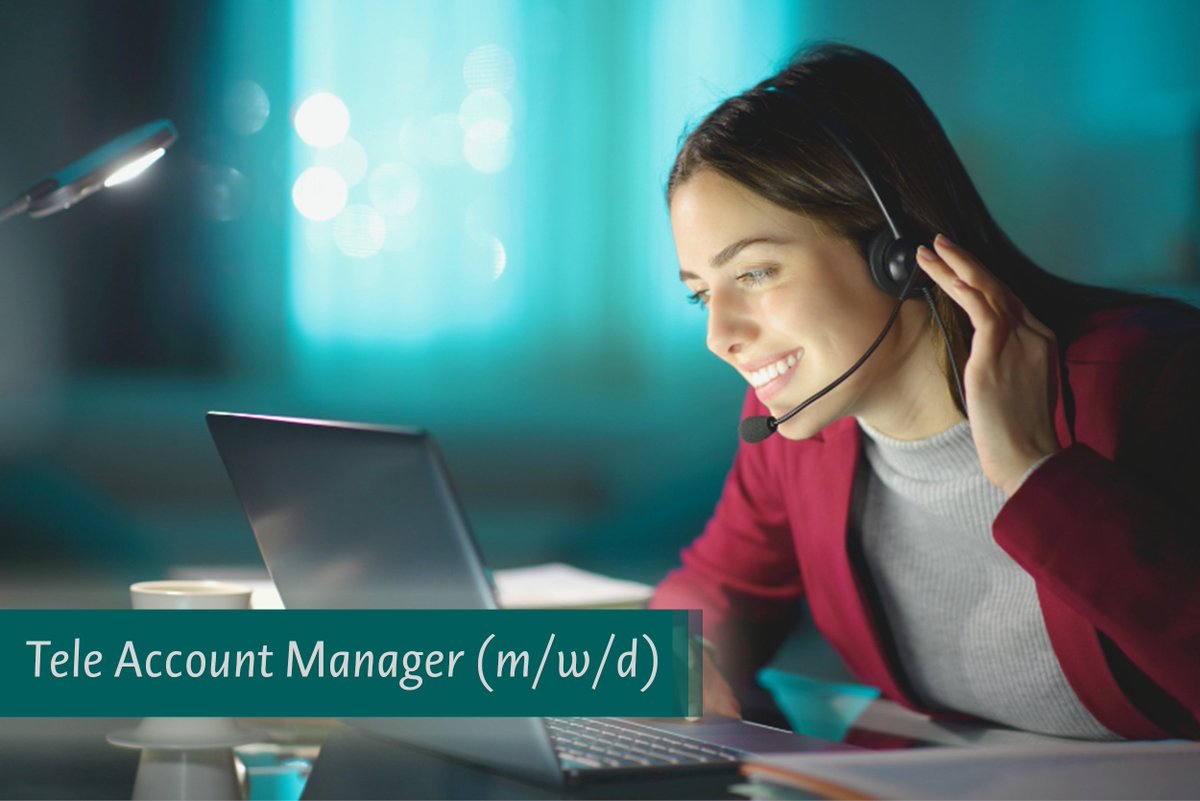 „Wo ich bin, ist vorn!“
Weil du gar nicht anders kannst: Kontakte knüpfen, Pipeline bauen, Umsatz pushen. Du hast das einfach im Blut. Deshalb brauchst du eine echte Challenge – und wir brauchen DICH! 
👉 Bewirb dich JETZT als Tele Account Manager (m/w/d) 
bit.ly/3fHdUVH