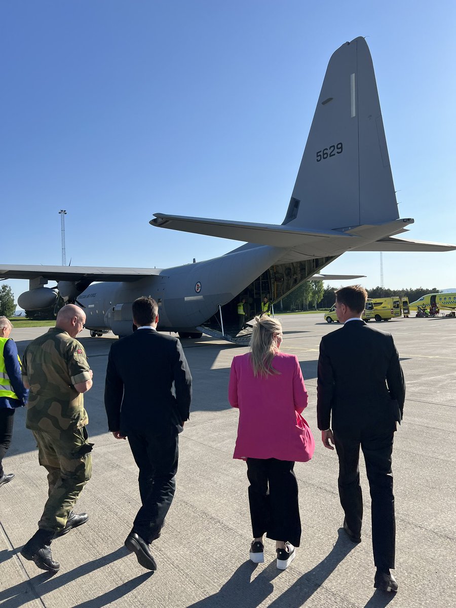 Very timely and politically important visit of Commissioner @JanezLenarcic to Oslo earlier this week. 🇳🇴 plays a key role in medical evacuations from #Ukraine under #EUCivilProtectionMechanism 🇪🇺🇳🇴💪