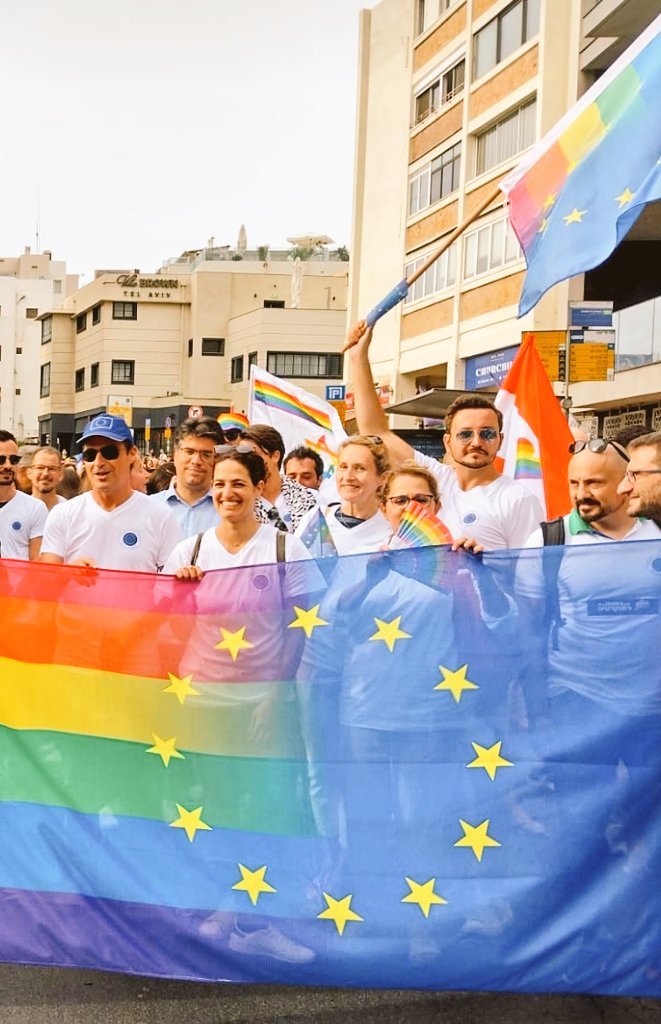 GreeceInTelAviv's tweet photo. Loud and Proud: @VisitGreecegr is among the proud sponsors of the side events taking place during the 25th #PrideParade at the non-stop city of @TelAviv .
Also proud to have joined yesterday's march together w/ @EUinIsrael!
๐ฃ๐ต๐ข๐ก๐ ๐ด
#Pride2023 #TLVPride
#greeceinisrael ๐ณ๏ธโ๐ https://t.co/7AiDZFZnfd