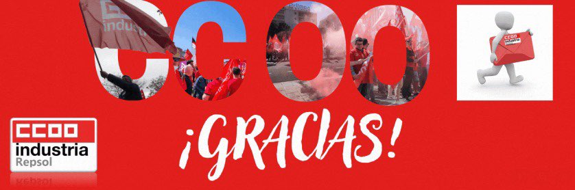 CCOOGrupoRepsol's tweet photo. #CCOO GANA las elecciones sindicales en Repsol SA, obteniendo los siguientes resultados:

2023
CCOO - 12
STR - 9
UGT - 4

2019
STR - 11
CCOO - 10
UGT - 4

#CCOOntigoSomosMasFuertes https://t.co/lNao8071cv