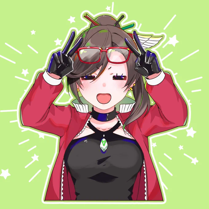YouTube等のアイコン変えたかったので描きました……が、アイコンのようになったので元絵を供養します。創作キャラで、げんこうちゃんといいます