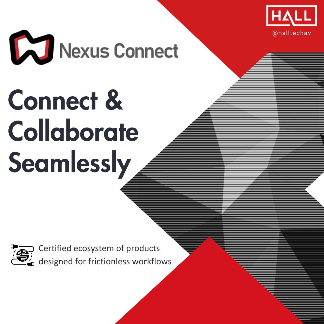 HallTechAV's tweet photo. Extend your AV system with Hall’s Nexus Connect product ecosystem. Learn more about our family of products and how they work together flawlessly to deliver a seamless AV experience. https://t.co/WR9IR1iRvE
#HallVision #NexusConnect #TheHallWay #ConnectivityandCollaborations https://t.co/PnEvWQgSIV